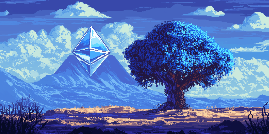 Ethereum ETH pixel art