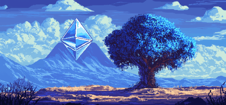 Ethereum ETH pixel art