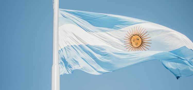 Argentinië vlag land Zuid Amerika
